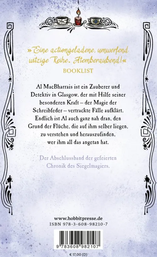 Klett-Cotta Verlag Urban Fantasy-Kerze & Krähe