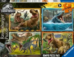 Ravensburger Spieleverlag Puzzles & Puzzlezubehör*Kinderpuzzle 4x100 Teile - Jurassic Park - Willkommen in der Jurassic World