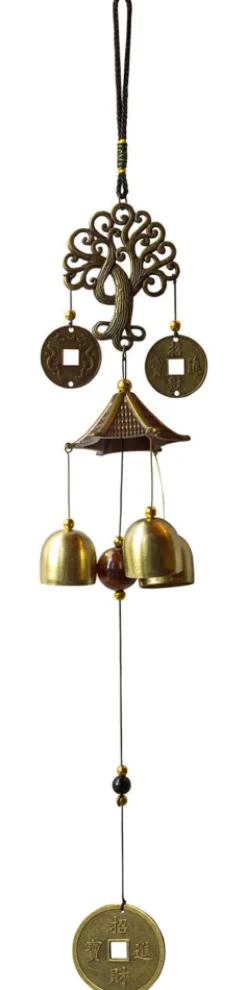 Klangspiel "Lebensbaum mit Pagode und Glücksmünze"*Saraswati