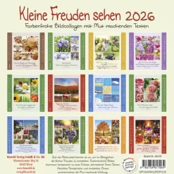 Kawohl Postkartenkalender-Kleine Freuden sehen 2026