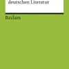 Kleine Geschichte der deutschen Literatur*Reclam Philipp Jun.