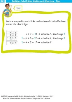 Klett Die Mathe-Helden: Mathe-Testblock So gut bin ich! 3. Klasse*Klett Lerntraining Clearance