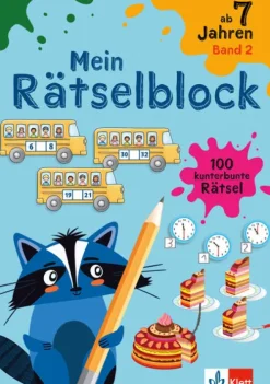 Klett Lerntraining 6-10 Jahre*Klett Mein Rätselblock ab 7 Jahren Band 2