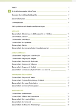 Klett Lerntraining Grundschule·Mathematik*Klett Sicher ins Gymnasium: Klassenarbeitstrainer für den Übertritt Mathematik 4. Klasse