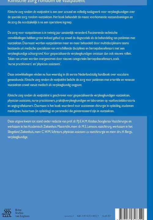 Bohn Stafleu van Loghum Niederländische Bücher*Klinische zorg rondom de vaatpatiënt