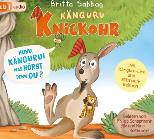 Kinder cbj audio Kinder- & Jugendbücher·Bilderbücher-Känguru Knickohr - Huhu, Känguru! Was hörst denn du?