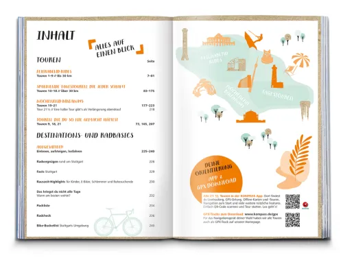 KOMPASS Radvergnügen rund um Stuttgart*Kompass Karten GmbH Best