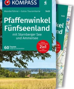 KOMPASS Wanderführer Pfaffenwinkel, Fünfseenland, Starnberger See, Ammersee, 60 Touren mit Extra-Tourenkarte*Kompass Karten GmbH Discount
