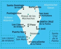 KOMPASS Wanderkarte 232 La Palma 1:50.000*Kompass Karten GmbH New
