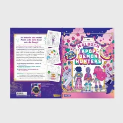 Kinder Carlsen Verlag GmbH Kinder- & Jugendbücher-K-POP Das inoffizielle Malbuch für Fans von K-POP DEMON HUNTERS