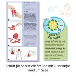 Kristall-Seife gieße und gestalte deine eigenen Seifen*Franckh-Kosmos New