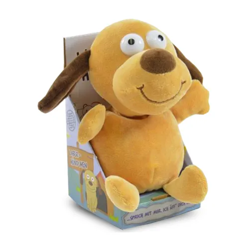 OBILO Puppen & Stofftiere-Laber Hund, sprechendes Kuscheltier