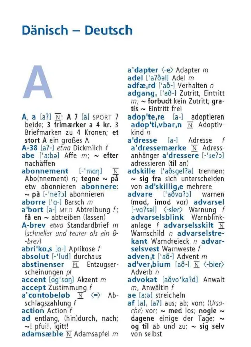 Langenscheidt bei PONS Lexika & Sprachen*Langenscheidt Universal-Wörterbuch Dänisch