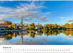 Calvendo Wandkalender-Lübeck - Im Licht der Zeit (Wandkalender 2026 DIN A3 quer), Monatskalender