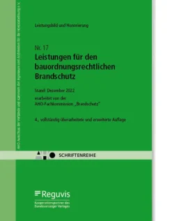 Leistungen für den bauordnungsrechtlichen Brandschutz*Reguvis Fachmedien GmbH Clearance