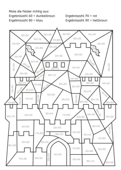 Tessloff Verlag Grundschule·Mathematik*LERNSTERN. Mein Mathe-Malblock. Rechnen bis 100