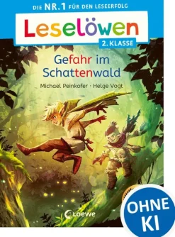 Leselöwen 2. Klasse - Gefahr im Schattenwald*Loewe Verlag New
