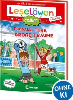 Loewe Verlag GmbH Graphic Novels-Leselöwen Comics 1. Klasse - Fußball, Tore, große Träume