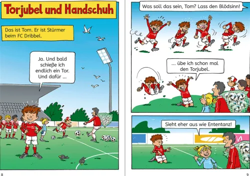 Loewe Verlag GmbH Graphic Novels-Leselöwen Comics 1. Klasse - Fußball, Tore, große Träume