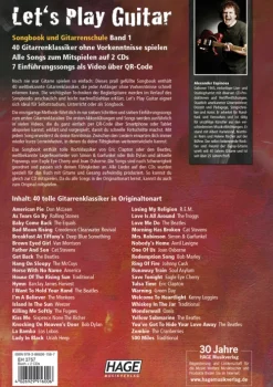 Hage Musikverlag Musikwissenschaft-Let's Play Guitar
