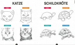 frechverlag GmbH Artbooks & Handbücher*Level up! 1 Motiv - 4 Level zum Zeichnen