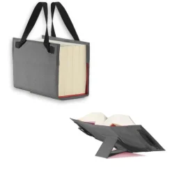 Barth & Bauer Lesen & Geschichten-LexSKIN Einband in Gr. XL (Habersack) in Rubin-Rot mit ausklappbarer Buchstütze