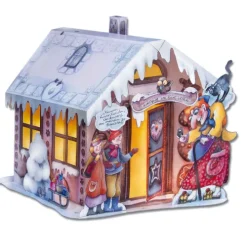 Lichterhaus Hänsel und Gretel basteln Bastelbogen Papiermodell*Atelier Color Online