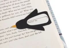 Bookchair Vertrieb Lesen & Geschichten-Line Markers (Critters/Pinguin&Frosch) | Magnetische Lesezeichen | 2er Set