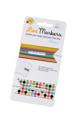 Bookchair Vertrieb Lesen & Geschichten*Line Markers (Ribbons/Geschenkbänder) | Magnetische Lesezeichen | 2er Set