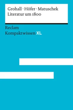 Literatur um 1800*Reclam Philipp Jun. New