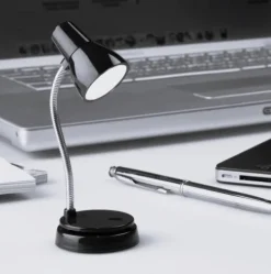 Bookchair Vertrieb Dekoration & Einrichtung-Little Lamp (Schwarz) - LED Booklight Leselampe - Leselicht - Geschenk für Leser, Buchliebhaber - Deutsche Ausgabe