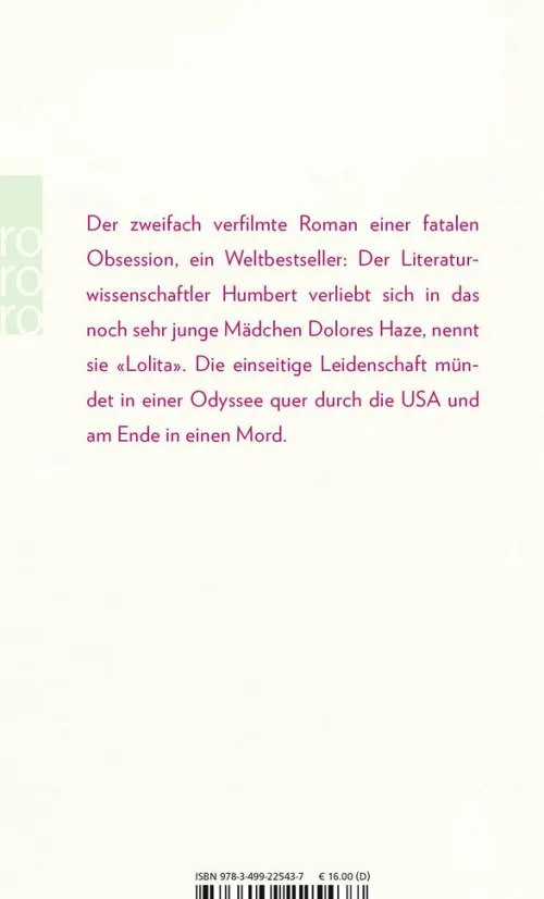 Lolita*Rowohlt Taschenbuch Best