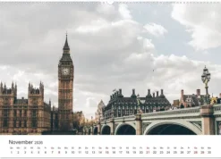 London - Die faszinierende Hauptstadt Englands. (Wandkalender 2026 DIN A2 quer), Monatskalender*Calvendo