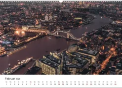 London - Die faszinierende Hauptstadt Englands. (Wandkalender 2026 DIN A2 quer), Monatskalender*Calvendo