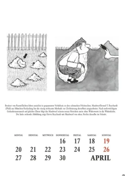 Heye Wandkalender-Loriot Heile Welt Halbmonatskalender 2026