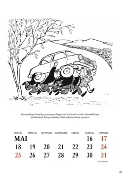 Heye Wandkalender-Loriot Heile Welt Halbmonatskalender 2026