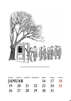 Heye Wandkalender-Loriot Heile Welt Halbmonatskalender 2026