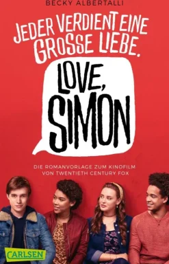 Carlsen Verlag GmbH Lgbtqia+ Jugendbücher*Love, Simon (Filmausgabe) (Nur drei Worte - Love, Simon)