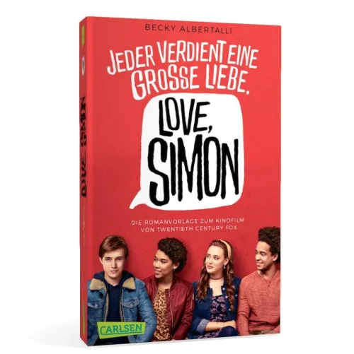 Carlsen Verlag GmbH Lgbtqia+ Jugendbücher*Love, Simon (Filmausgabe) (Nur drei Worte - Love, Simon)
