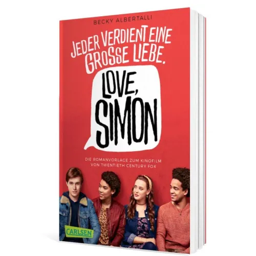 Carlsen Verlag GmbH Lgbtqia+ Jugendbücher*Love, Simon (Filmausgabe) (Nur drei Worte - Love, Simon)