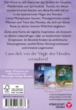 Königsfurt-Urania Spiritualität-Lunar Magic Orakel - 40 Mondorakel-Karten mit Booklet (Deutsch)