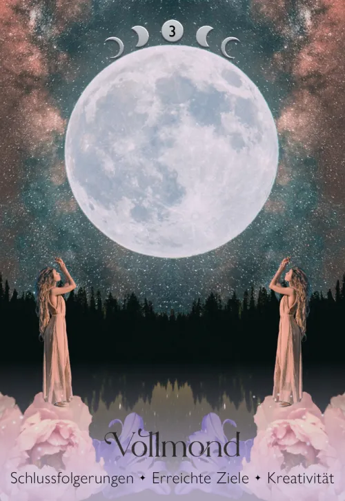 Königsfurt-Urania Spiritualität-Lunar Magic Orakel - 40 Mondorakel-Karten mit Booklet (Deutsch)