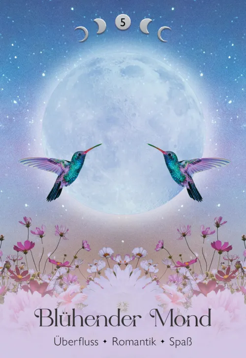 Königsfurt-Urania Spiritualität-Lunar Magic Orakel - 40 Mondorakel-Karten mit Booklet (Deutsch)