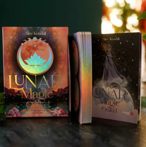 Königsfurt-Urania Spiritualität-Lunar Magic Orakel - 40 Mondorakel-Karten mit Booklet (Deutsch)