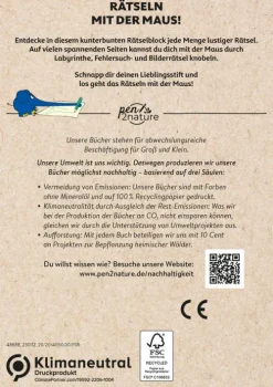 Lustige Rätsel mit der Maus. Bunter Rätselblock für Kinder ab 4 Jahren*Naumann & Göbel Verlagsg. New