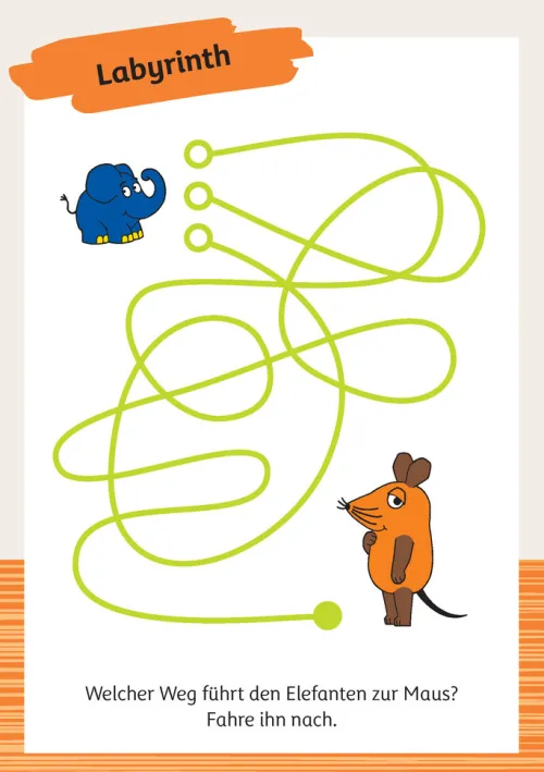 Lustige Rätsel mit der Maus. Bunter Rätselblock für Kinder ab 4 Jahren*Naumann & Göbel Verlagsg. New