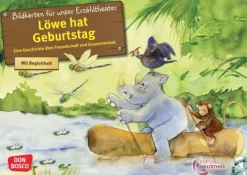 Don Bosco Medien GmbH Lesen & Geschichten*Löwe hat Geburtstag. Kamishibai Bildkartenset.