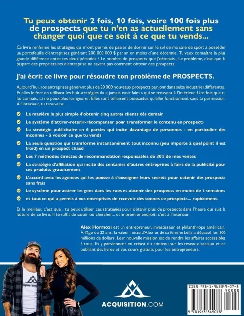 Acquisition.com Französische Bücher-$100M Leads