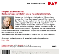 Der Audio Verlag GmbH Krimis & Thriller·Polizeiarbeit & Forensik-Maigret im Gai-Moulin