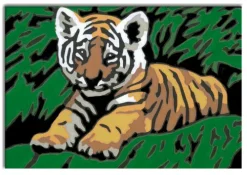 Ravensburger Spieleverlag Basteln & Kreatives-Malen nach Zahlen Süßer Tiger